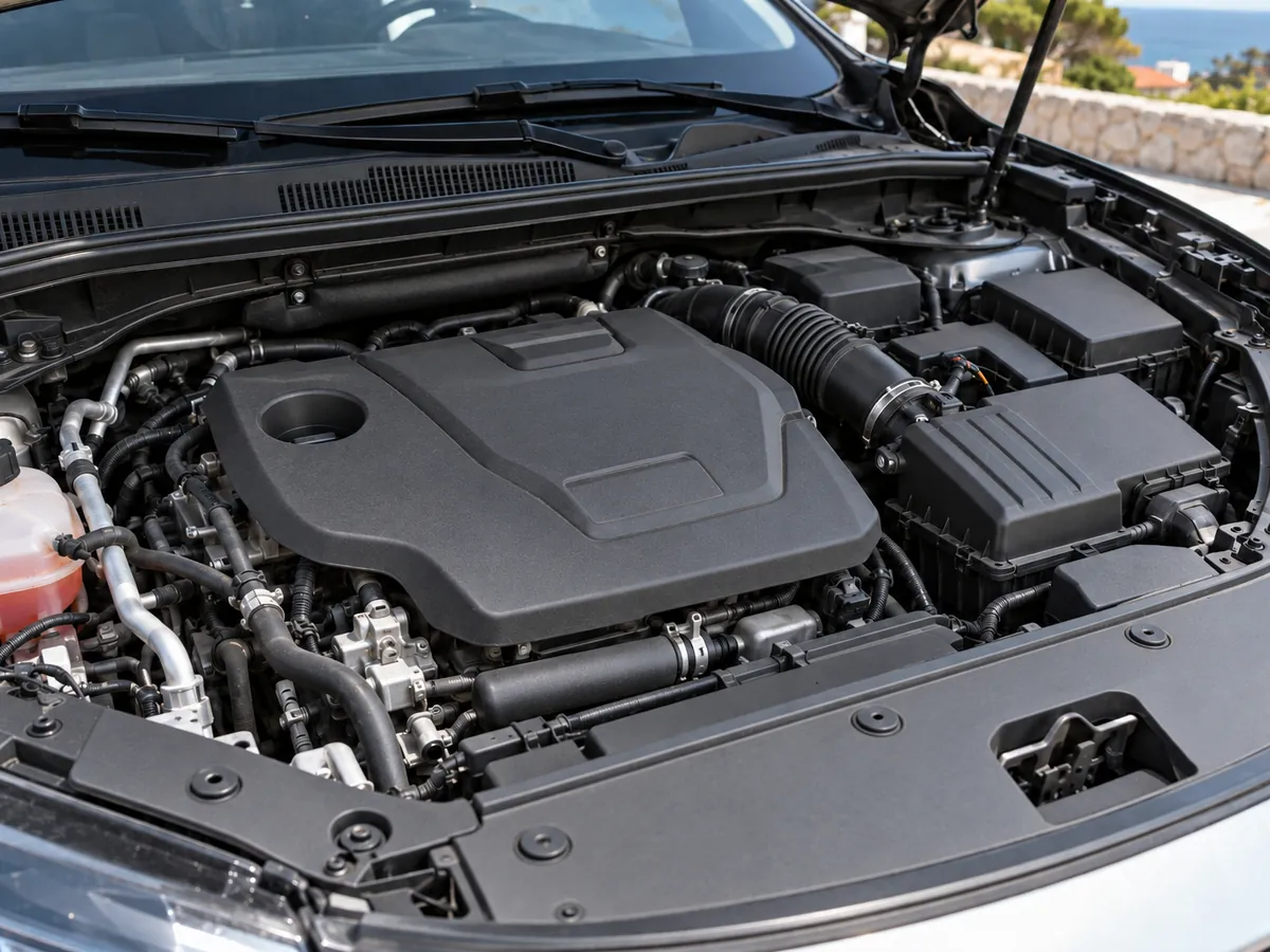 Compartimento do motor — Depois